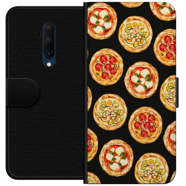 Plånboksfodral till OnePlus 7T Pro med Pizza motiv