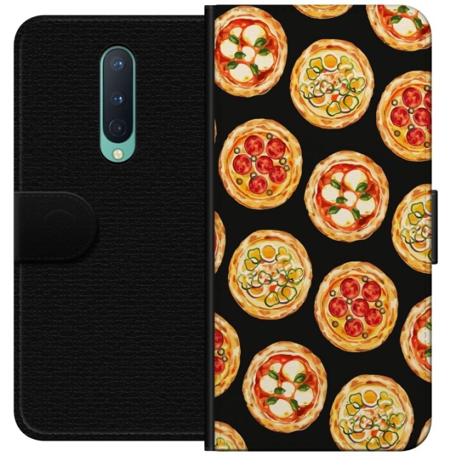 Plånboksfodral till OnePlus 8 med Pizza motiv