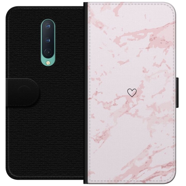 Plånboksfodral till OnePlus 8 med Rosa Hjärta motiv