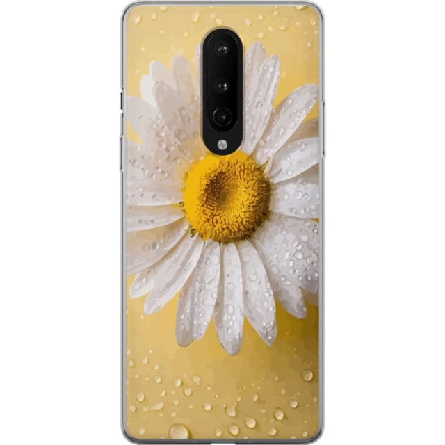 Mobilskal till OnePlus 8 med Porslinsblomma motiv