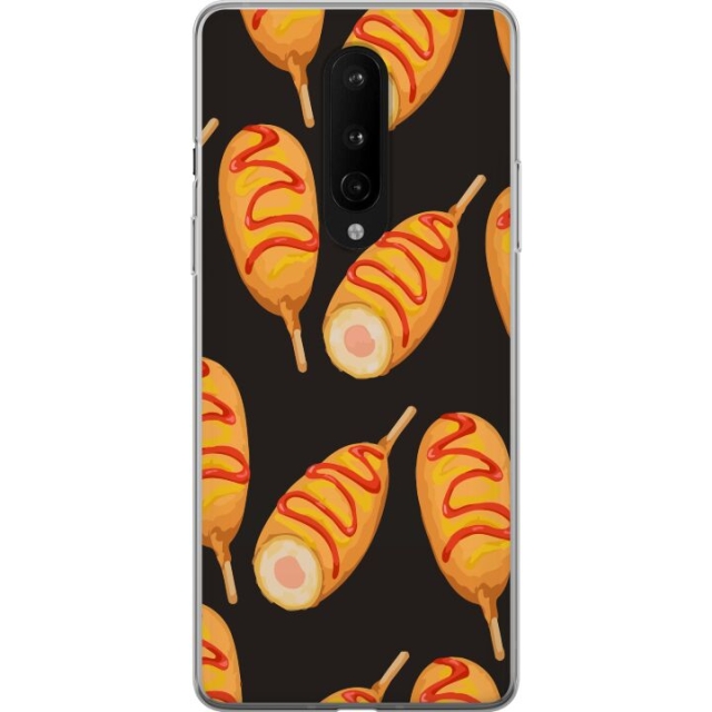 Mobilskal till OnePlus 8 med Kycklingklubba motiv