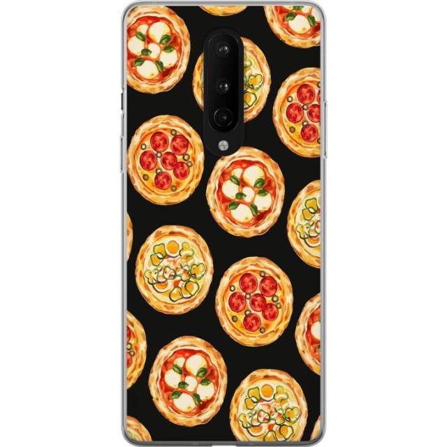 Mobilskal till OnePlus 8 med Pizza motiv