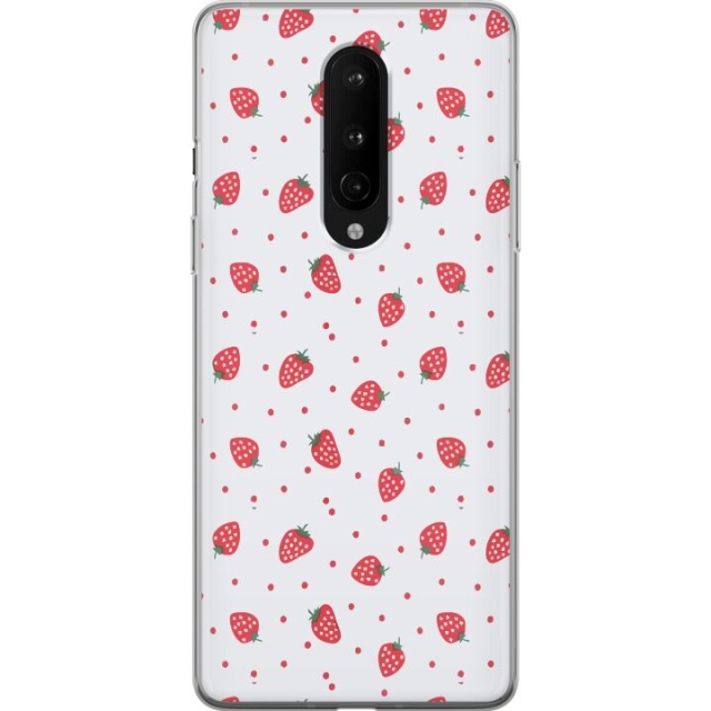 Mobilskal till OnePlus 8 med Jordgubbar motiv