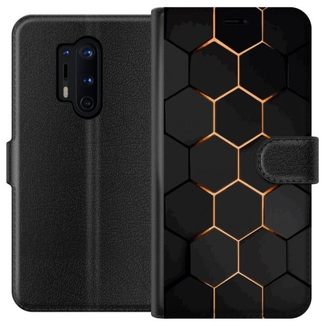 Plånboksfodral till OnePlus 8 Pro med Lyxigt Mönster motiv