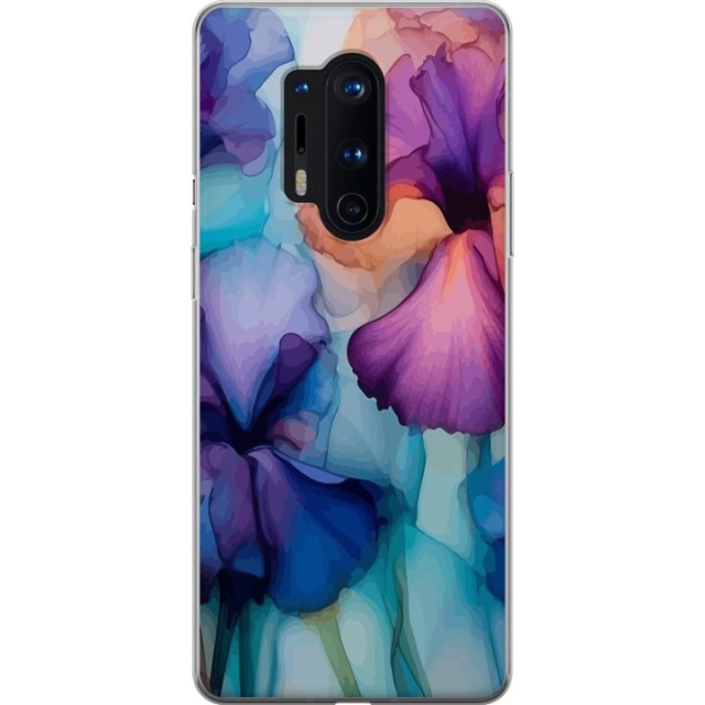 Mobilskal till OnePlus 8 Pro med Magiska blommor motiv
