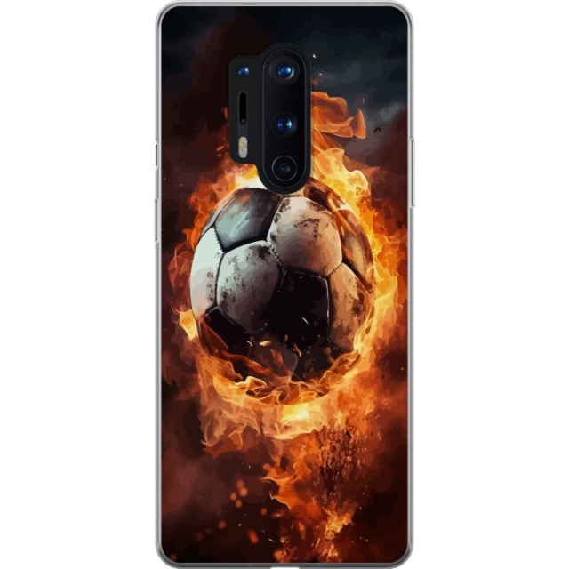 Mobilskal till OnePlus 8 Pro med Fotboll motiv