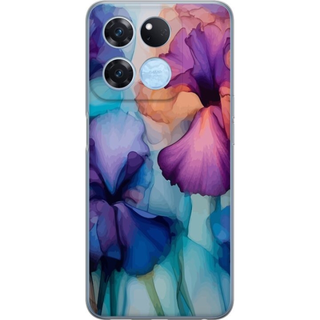 Mobilskal till OnePlus Ace Racing med Magiska blommor motiv