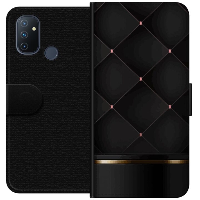 Plånboksfodral till OnePlus Nord N100 med Lyxig linje motiv