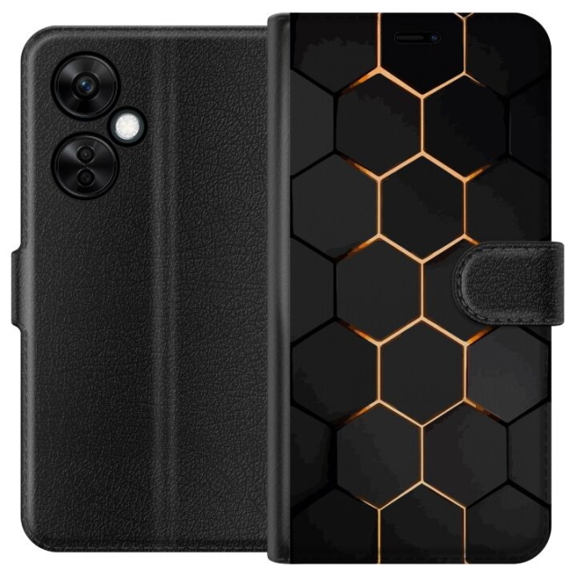 Plånboksfodral till OnePlus Nord CE3 med Lyxigt Mönster motiv