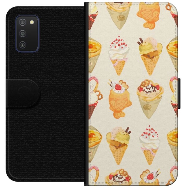 Plånboksfodral till Samsung Galaxy A03s med Glassigt motiv