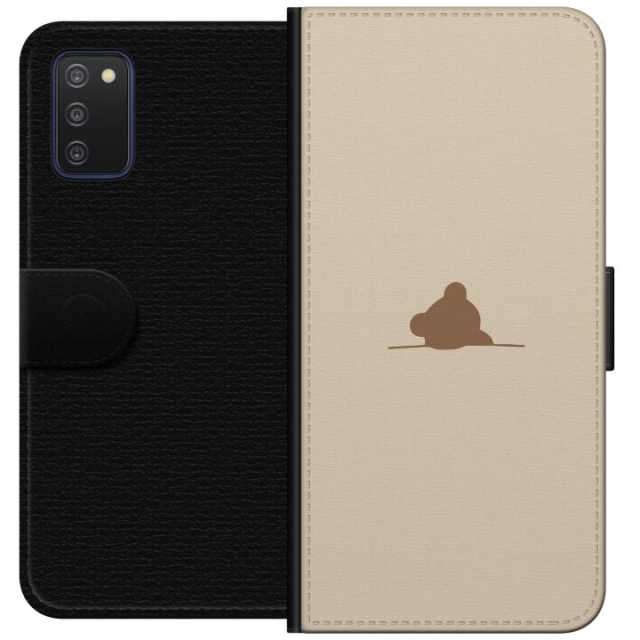 Plånboksfodral till Samsung Galaxy A03s med Nalle motiv