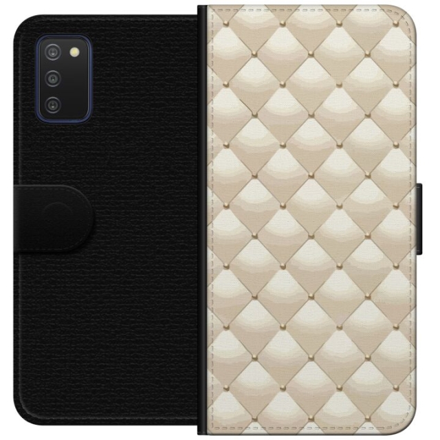 Plånboksfodral till Samsung Galaxy A03s med Guldglans motiv