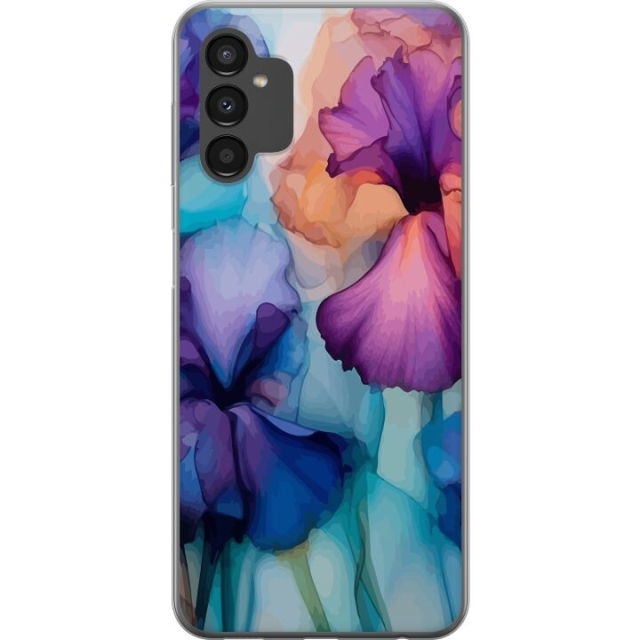 Mobilskal till Samsung Galaxy A04s med Magiska blommor motiv