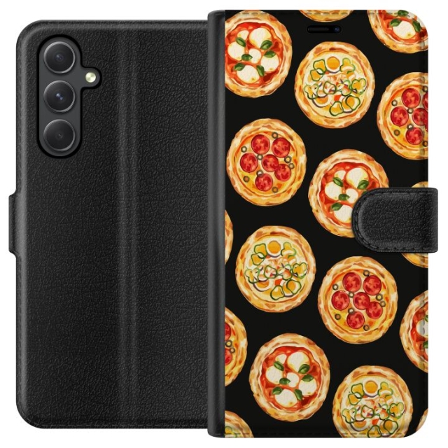 Plånboksfodral till Samsung Galaxy A05s med Pizza motiv