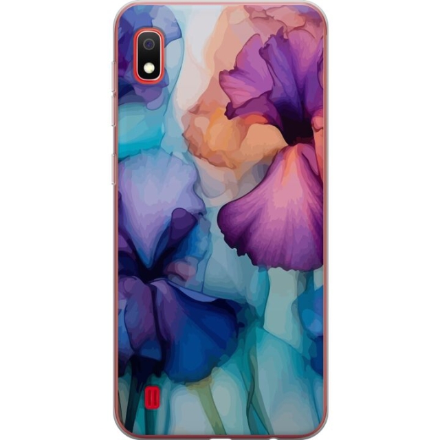 Mobilskal till Samsung Galaxy A10 med Magiska blommor motiv