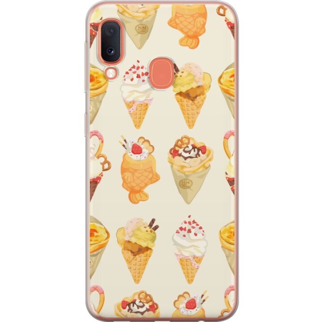 Mobilskal till Samsung Galaxy A20e med Glassigt motiv