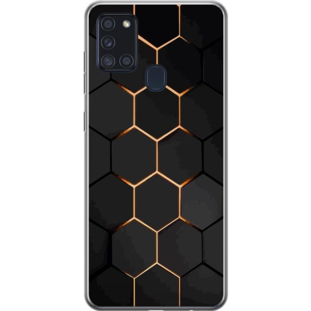 Mobilskal till Samsung Galaxy A21s med Lyxigt Mönster motiv