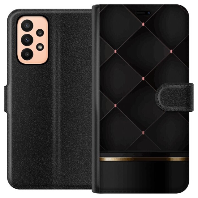 Plånboksfodral till Samsung Galaxy A23 med Lyxig linje motiv