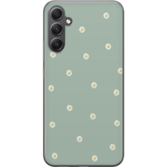 Mobilskal till Samsung Galaxy A25 med Prästkragar motiv