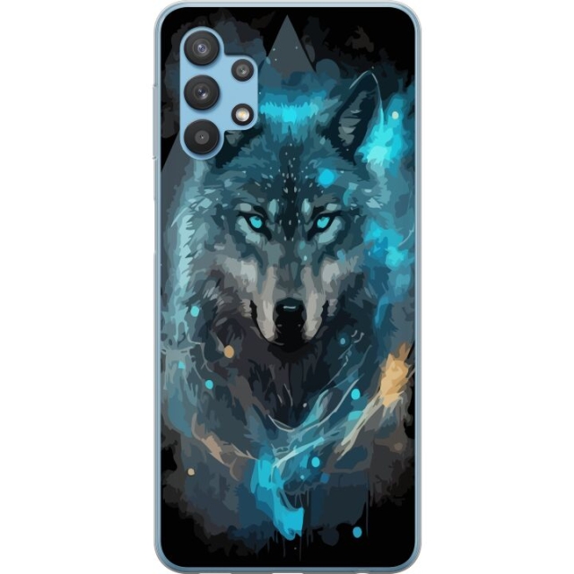 Mobilskal till Samsung Galaxy A32 5G med Varg motiv