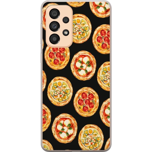 Mobilskal till Samsung Galaxy A33 5G med Pizza motiv