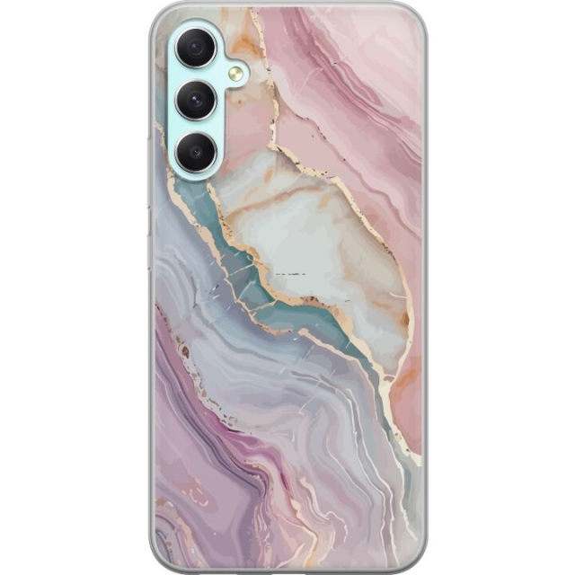 Mobilskal till Samsung Galaxy A34 med Marmor motiv