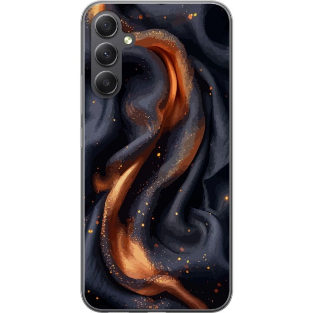 Mobilskal till Samsung Galaxy A35 med Eldigt silke motiv