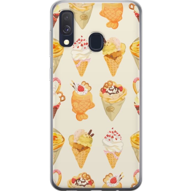 Mobilskal till Samsung Galaxy A40 med Glassigt motiv