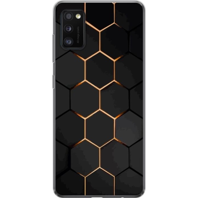 Mobilskal till Samsung Galaxy A41 med Lyxigt Mönster motiv