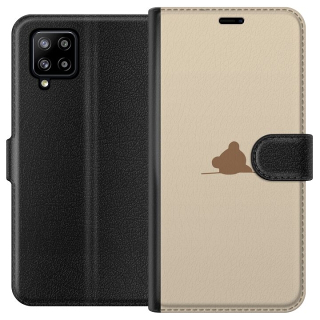 Plånboksfodral till Samsung Galaxy A42 5G med Nalle motiv