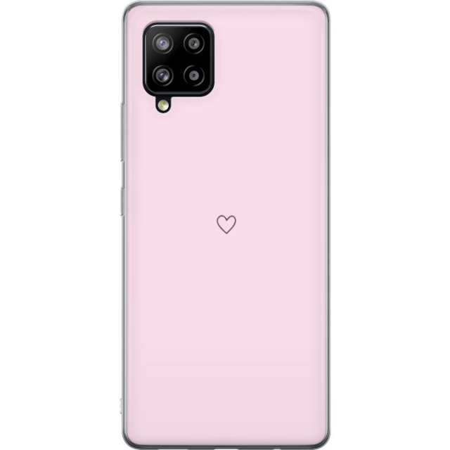 Mobilskal till Samsung Galaxy A42 5G med Hjärta motiv