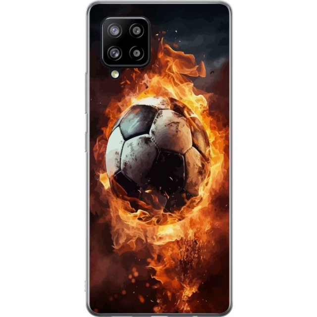 Mobilskal till Samsung Galaxy A42 5G med Fotboll motiv