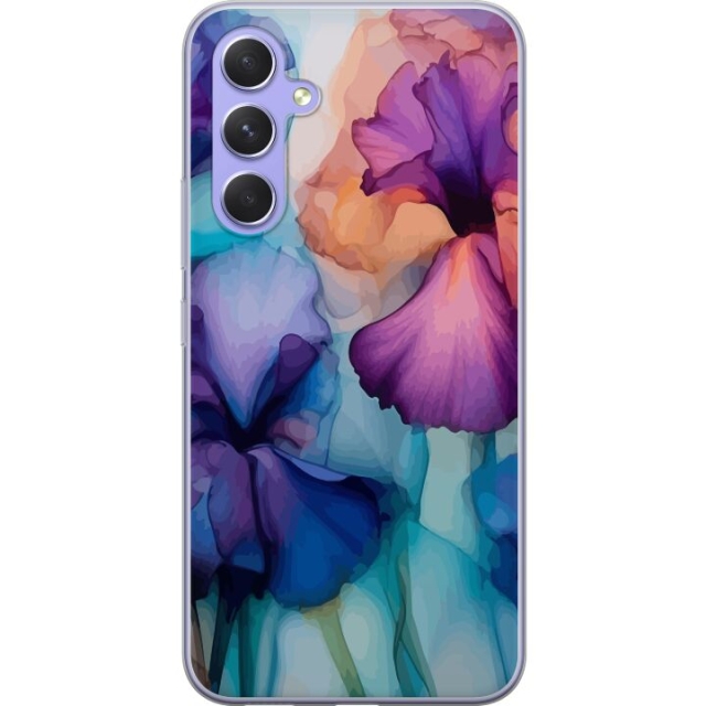 Mobilskal till Samsung Galaxy A54 med Magiska blommor motiv