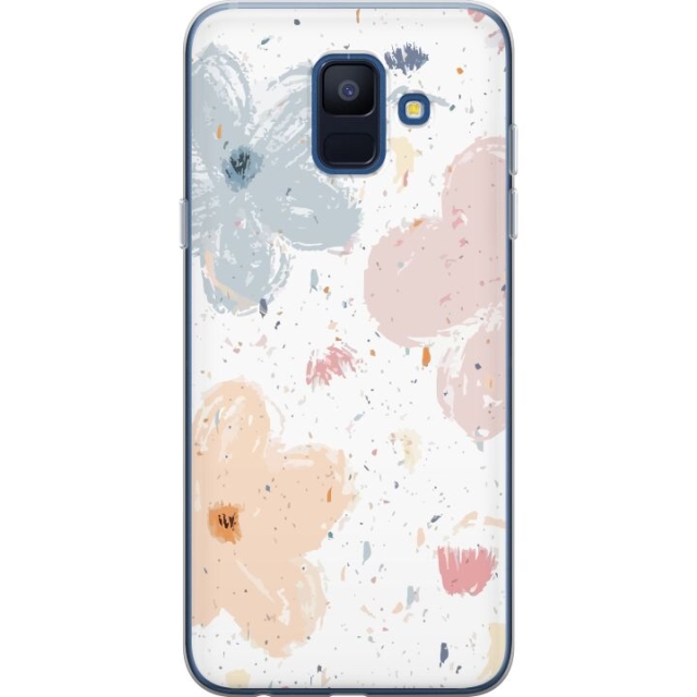 Mobilskal till Samsung Galaxy A6 (2018) med Blommor motiv