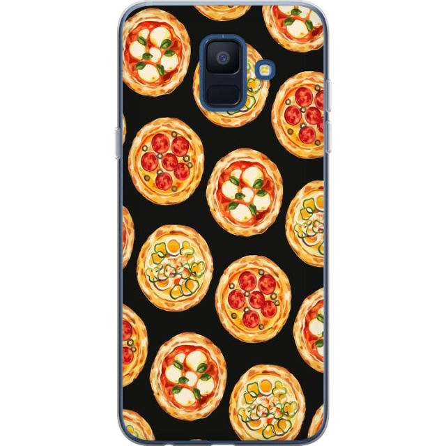 Mobilskal till Samsung Galaxy A6 (2018) med Pizza motiv