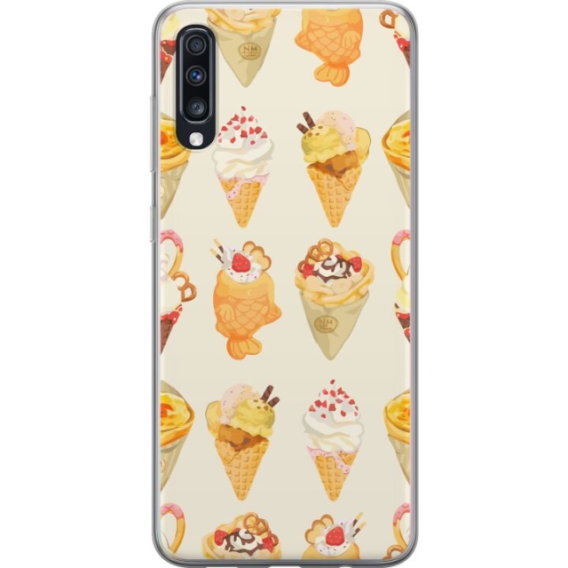 Mobilskal till Samsung Galaxy A70 med Glassigt motiv