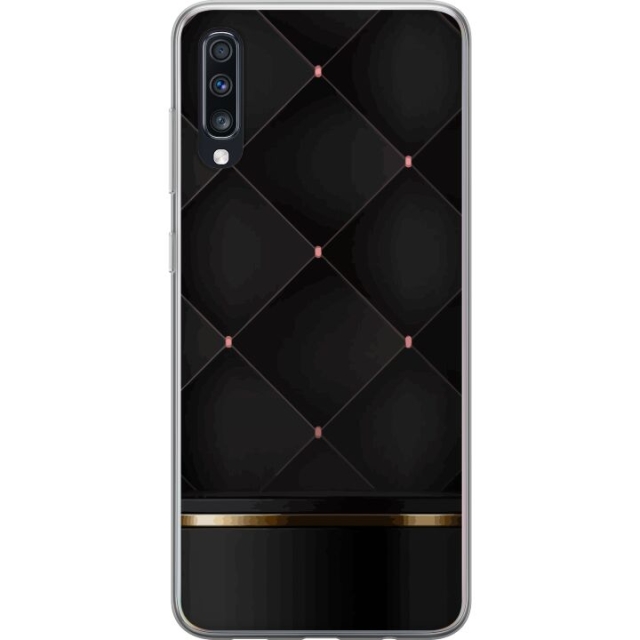 Mobilskal till Samsung Galaxy A70 med Lyxig linje motiv