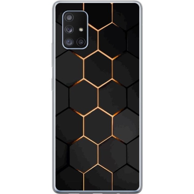 Mobilskal till Samsung Galaxy A71 5G med Lyxigt Mönster motiv