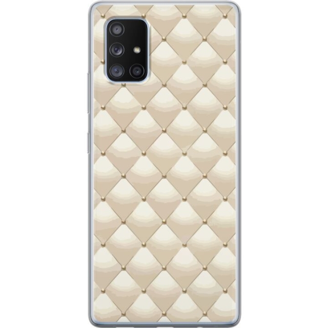 Mobilskal till Samsung Galaxy A71 5G med Guldglans motiv