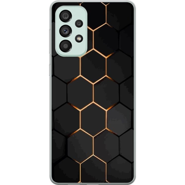 Mobilskal till Samsung Galaxy A73 5G med Lyxigt Mönster motiv