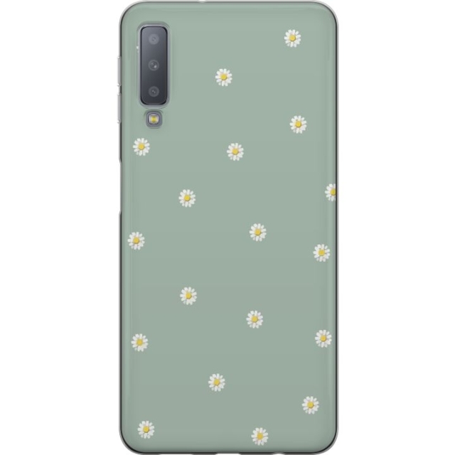 Mobilskal till Samsung Galaxy A7 (2018) med Prästkragar motiv