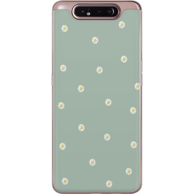 Mobilskal till Samsung Galaxy A80 med Prästkragar motiv