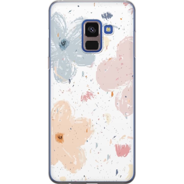 Mobilskal till Samsung Galaxy A8 (2018) med Blommor motiv