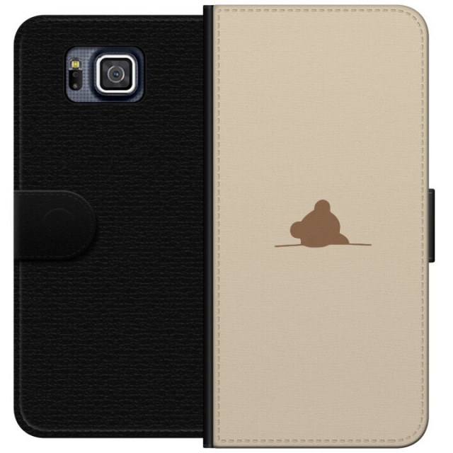 Plånboksfodral till Samsung Galaxy Alpha med Nalle motiv