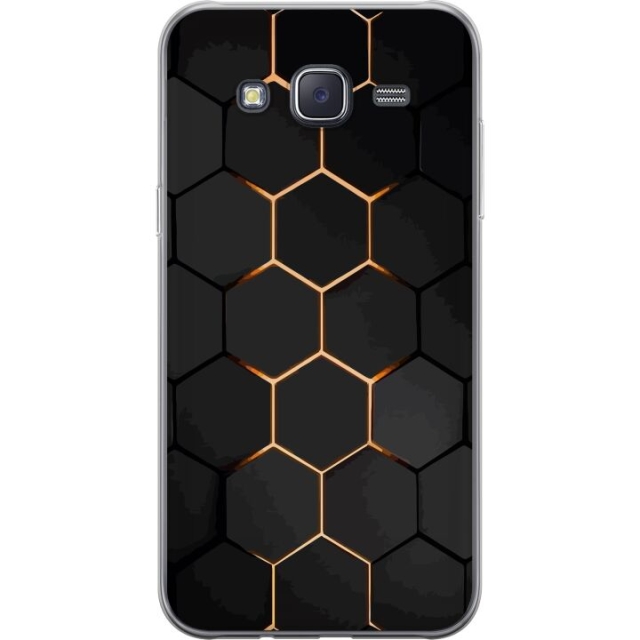 Mobilskal till Samsung Galaxy J5 med Lyxigt Mönster motiv