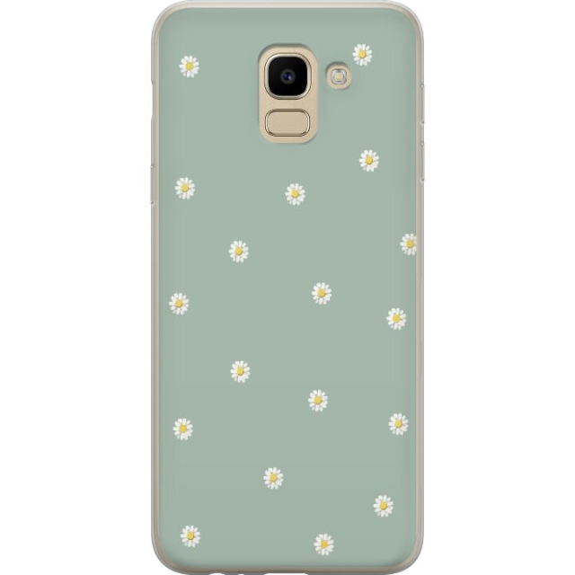 Mobilskal till Samsung Galaxy J6 med Prästkragar motiv