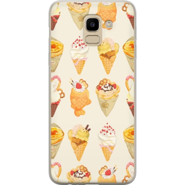 Mobilskal till Samsung Galaxy J6 med Glassigt motiv