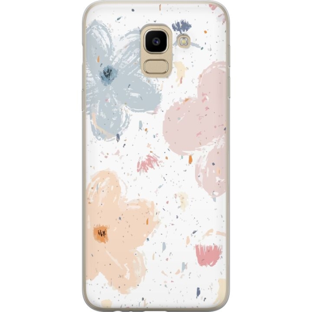 Mobilskal till Samsung Galaxy J6 med Blommor motiv