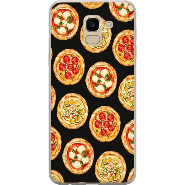 Mobilskal till Samsung Galaxy J6 med Pizza motiv