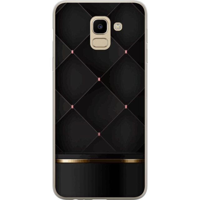 Mobilskal till Samsung Galaxy J6 med Lyxig linje motiv